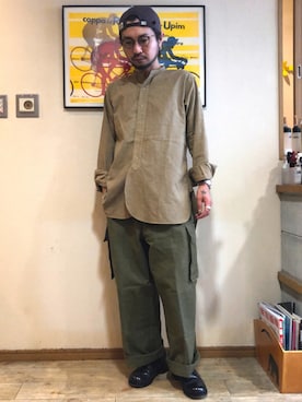 「arch（アーチ）のアイテム」を使った、UNOさん（メンズ・170cm）の秋コーディネート