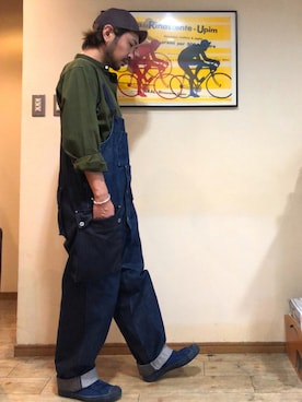 「DOEK（ドゥック）のアイテム」を使った、UNOさん（メンズ・170cm）の秋コーディネート