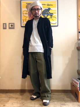 「DOEK（ドゥック）のアイテム」を使った、UNOさん（メンズ・170cm）の秋コーディネート