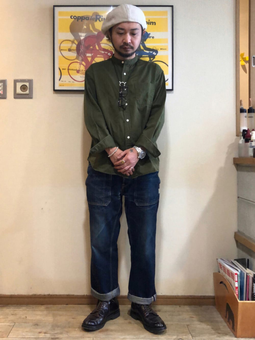 Nigel Cabourn.  ナイジェルケーボン  キャスケット スタイルの幅が広がる》CASQUETTE - HEMP CANVAS – ナイジェル