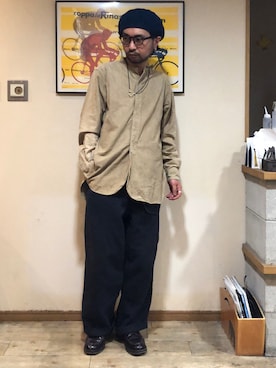 「arch（アーチ）のアイテム」を使った、UNOさん（メンズ・170cm）の春コーディネート