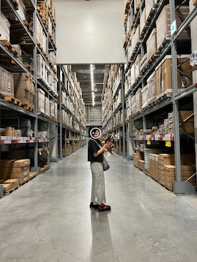 「UNIQLO（ユニクロ）の50色ソックス（消臭機能付き）（ソックス/靴下）」を使った、nacchanさん（レディース・155cm）の夏コーディネート