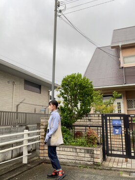 「UNIQLO（ユニクロ）の50色ソックス（消臭機能付き）（ソックス/靴下）」を使った、nacchanさん（レディース・155cm）の春コーディネート