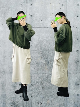 「welleg（ウェレッグ）のアイテム」を使った、tomekoさん（レディース・160cm）の春コーディネート
