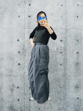 「ANME（アンメ）のアイテム」を使った、tomekoさん（レディース・160cm）の春コーディネート