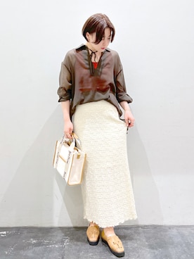 rikaさん（レディース・161cm）の春コーディネート