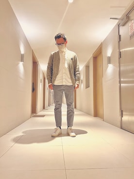 「COMMON PROJECTS（コモンプロジェクト）のアイテム」を使った、polozaiさん（メンズ・164cm）の冬コーディネート