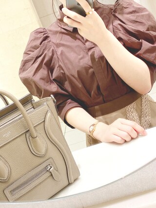 SNIDEL / スナイデル ORGANICS パワショルブラウス SNIDEL - SNIDEL ORGANICS パワショルブラウスの通販 by Yy's shop