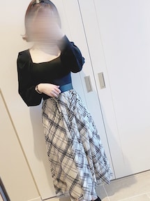 美品♡CELFORD(セルフォード) フロッキーチェックスカート