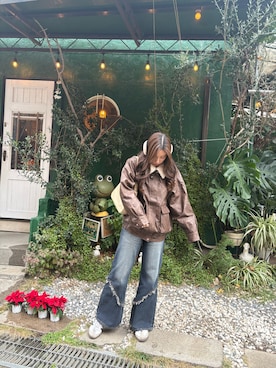 「Ada.（エイダ）のアイテム」を使った、ASUKAさん（レディース・160cm）の冬コーディネート