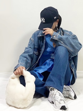 「Ritzy（リッツィー）のアイテム（バッグ）」を使った、ME...さん（レディース・156cm）の秋コーディネート