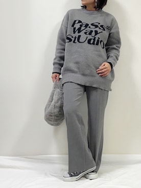 「Isn't She?（イズントシー）のアイテム」を使った、ME...さん（レディース・156cm）の秋コーディネート