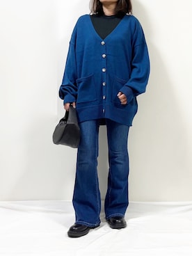 「Mayree（メイリー）のアイテム（パンツ）」を使った、ME...さん（レディース・156cm）の秋コーディネート