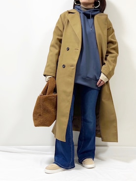 「BASE（ベース）のアイテム」を使った、ME...さん（レディース・156cm）の冬コーディネート