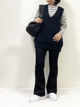 「ap retro（アプレトロ）のアイテム」を使った、ME...さん（レディース・156cm）の秋コーディネート