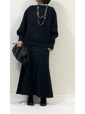 「EVOL(EVOL)」｜「アイテム（アクセサリー）」を使った、ME...さん（レディース・156cm）の冬コーディネート
