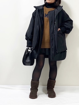 ME...さん（レディース・156cm）の冬コーディネート
