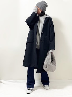 「Isn't She?（イズントシー）のアイテム」を使った、ME...さん（レディース・156cm）の冬コーディネート