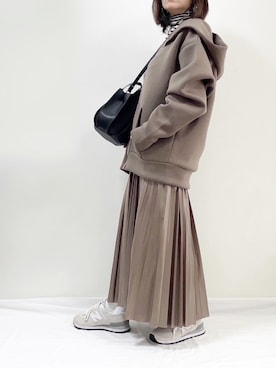 「classicalelf（クラシカルエルフ）のアイテム（パーカー）」を使った、ME...さん（レディース・156cm）の冬コーディネート