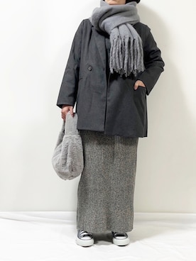 「Isn't She?（イズントシー）のアイテム」を使った、ME...さん（レディース・156cm）の冬コーディネート