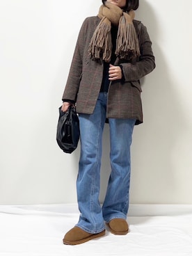ME...さん(レディース・156cm)の冬コーディネート