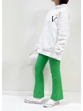 「H.Warren（エイチウォーレン）のアイテム」を使った、ME...さん（レディース・156cm）の春コーディネート