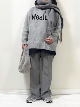「Isn't She?（イズントシー）のアイテム」を使った、ME...さん（レディース・156cm）の冬コーディネート
