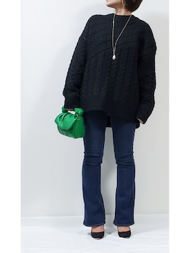 「STYLE DELI（スタイルデリ）のアイテム（アクセサリー）」を使った、ME...さん（レディース・156cm）の秋コーディネート