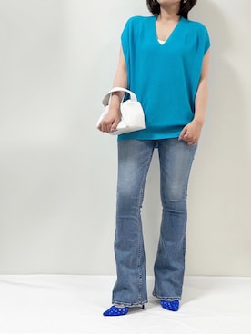 「H.Warren（エイチウォーレン）のアイテム」を使った、ME...さん（レディース・156cm）の夏コーディネート