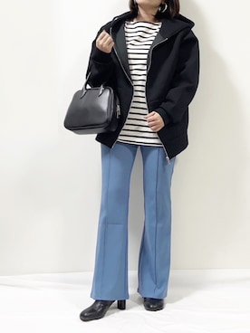 「classicalelf（クラシカルエルフ）のアイテム（パーカー）」を使った、ME...さん（レディース・156cm）の秋コーディネート