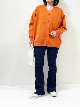 「DAY CLOSET（デイ クローゼット）のアイテム（Tシャツ/カットソー）」を使った、ME...さん（レディース・156cm）の春コーディネート