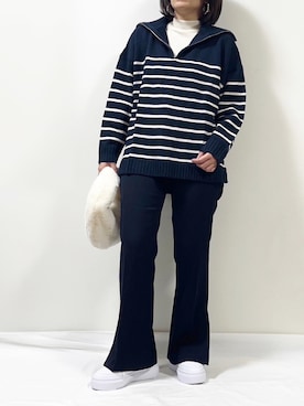 「Ritzy（リッツィー）のアイテム」を使った、ME...さん（レディース・156cm）の冬コーディネート