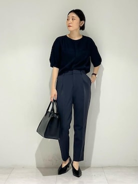 「アイテム（スーツジャケット、グレー系）」を使った、kotakiさん（レディース・158cm）の夏コーディネート