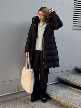 「INDIVI（インディヴィ）のアイテム」を使った、kotakiさん（レディース・158cm）の冬コーディネート