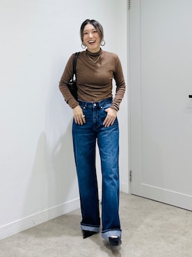 「INDIVI（インディヴィ）のアイテム」を使った、kotakiさん（レディース・158cm）の秋コーディネート