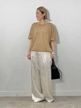 「INDIVI（インディヴィ）のアイテム」を使った、kotakiさん（レディース・158cm）の春コーディネート