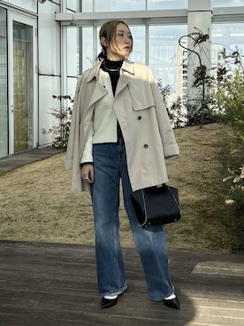 「grove（グローブ）のアイテム（帽子）」を使った、kotakiさん（レディース・158cm）の冬コーディネート