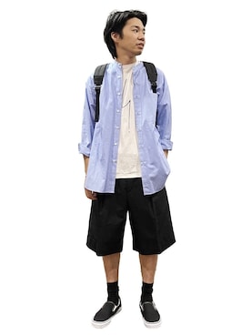 「YOAK(ヨーク)のアイテム」を使った、men'sFUDGEofficialさん(メンズ・173cm)の夏コーディネート