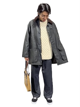 「FRED PERRY（フレッドペリー）のアイテム（シャツ/ブラウス）」を使った、men'sFUDGEofficialさん（メンズ・173cm）の秋コーディネート