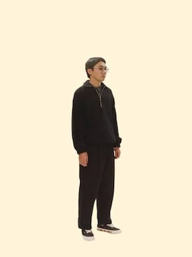 「THE WHITE SCREEN（ホワイトスクリーン）のアイテム」を使った、men'sFUDGEofficialさん（メンズ・173cm）の春コーディネート