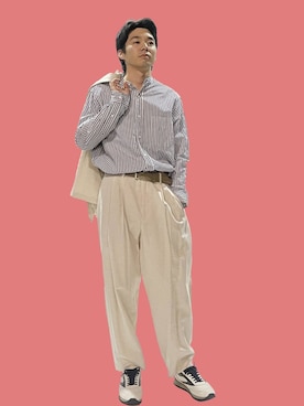 「WALSH（ウォルシュ）のアイテム」を使った、men'sFUDGEofficialさん（メンズ・173cm）の夏コーディネート