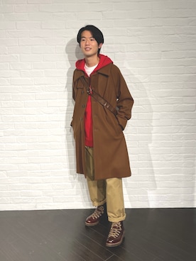「Creed（クリード）のアイテム」を使った、men'sFUDGEofficialさん（メンズ・173cm）の冬コーディネート