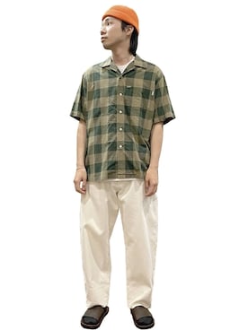 「AIGLE（エーグル）のアイテム」を使った、men'sFUDGEofficialさん（メンズ・173cm）の夏コーディネート