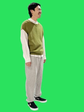 「WOOLRICH（ウールリッチ）のアイテム（パンツ）」を使った、men'sFUDGEofficialさん（メンズ・173cm）の春コーディネート