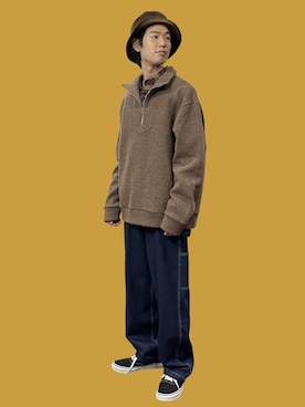 「FRED PERRY（フレッドペリー）のアイテム（シャツ/ブラウス）」を使った、men'sFUDGEofficialさん（メンズ・173cm）の秋コーディネート