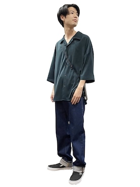 「NUNC（ヌンク）のアイテム」を使った、men'sFUDGEofficialさん（メンズ・173cm）の夏コーディネート