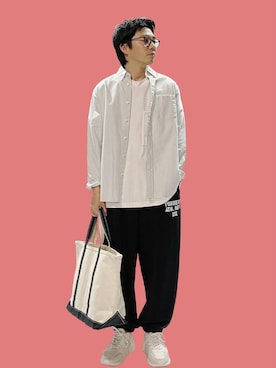 「AIGLE（エーグル）のアイテム」を使った、men'sFUDGEofficialさん（メンズ・173cm）の夏コーディネート