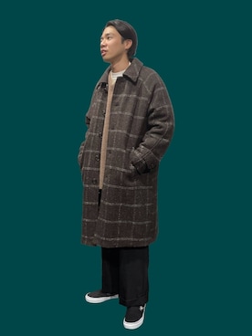 「08sircus（ゼロエイトサーカス）のアイテム」を使った、men'sFUDGEofficialさん（メンズ・173cm）の冬コーディネート