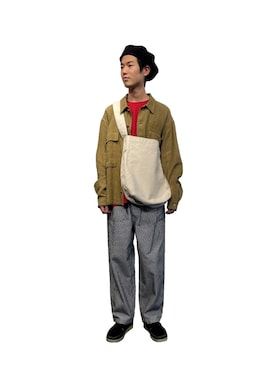 「20/80（テゥエンティーエイティー）のアイテム」を使った、men'sFUDGEofficialさん（メンズ・173cm）の春コーディネート