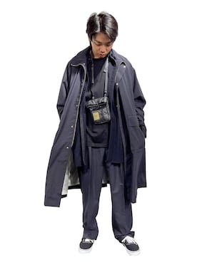 「LENO（リノ）のアイテム」を使った、men'sFUDGEofficialさん（メンズ・173cm）の秋コーディネート